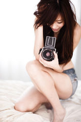 组图：周韦彤37张半裸写真集锦 丰满酥胸诱人