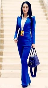 组图：张慧君工作照曝光 被称气质姐