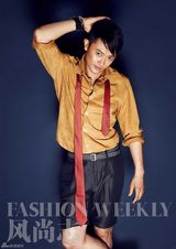 组图：印小天拍摄《风尚志》封面
