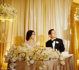 组图：刘晓庆美国婚礼细节 交换戒指深情一吻