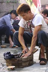 组图：郭富城挑战客家 与杨采妮再合作更添默契