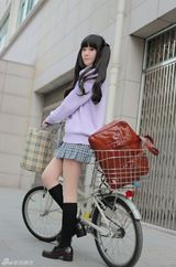 组图：16岁徐娇COS动漫美少女 假小子华丽变身