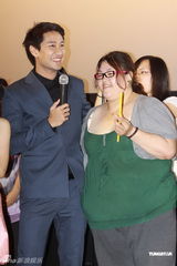 组图：泰国巨星Pong来华宣传展亲和力