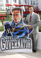 组图：施瓦辛格亮相2011戛纳电视节授予荣誉勋章