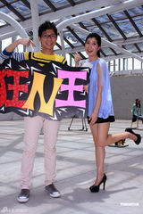 组图：品冠演八点档电视剧《姐妹》 与黄嘉千拍MV 