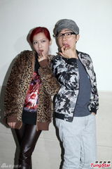 组图：王祖蓝黄智贤等出席《食为奴》饭局