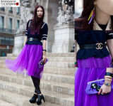 明星爱街拍第22期：经典基本款终极简约黑白色