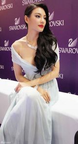 组图：张雨绮长裙亮相珠宝活动 香肩微露妩媚优雅