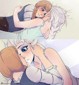 组图：各国粉丝神COS冰雪奇缘 YY姐妹百合情