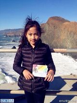 组图：景岗山与一双儿女拍亲子写真 破婚变传言