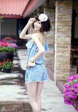 高清图：唐嫣展异域风情 化身田园少女展曼妙身姿