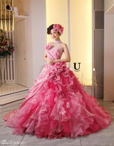 高清组图：日本女星上户彩10款华丽婚纱写真 