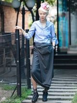 组图：韩星金娜英香港拍写真大气拉风前卫摩登