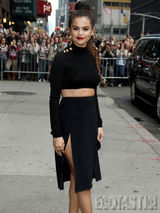 组图：赛琳娜戈麦斯纽约出席活动 性感从容甜美