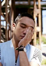 组图：黄觉初秋时尚街拍 奶爸潮范儿尽显