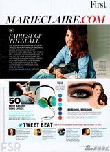 组图：暮光女斯图尔特时尚大片 酷炫冷艳风格