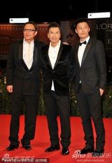 高清图：电影《精武风云》首映 甄子丹夫妇秀恩爱