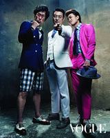 高清组图：朴振英再度公开与同僚演员搞笑写真