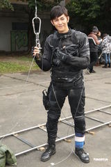 组图：汪东城《姐姐立正向前走》倒吊钢索保千万险