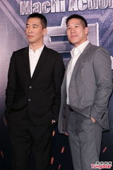 组图：陈柏霖新片《变身》首映 郭雪芙迟到致歉