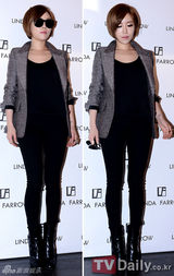 组图：f(x)宋茜Krystal与BEG佳仁为活动站台