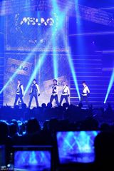 高清图：SuperJunior等歌手参加MBC music成立庆典