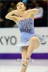 组图：金妍儿世界花样滑冰锦标赛短节目居首