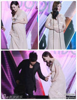 组图：李小璐秀白皙美乳 孕后上围暴涨