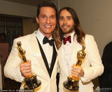 组图：86届奥斯卡帝后合影 麦康纳凯特相视而笑