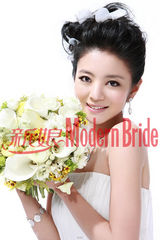 组图：安以轩李承铉幸福绽放 甜蜜登《新娘》封面