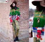 明星爱街拍第16期：2012新年红装VS复古LOOK