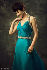 杨雪礼服写真曝光 尽显高贵典雅风范