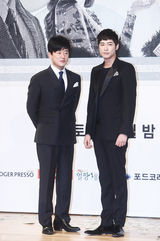 高清组图：姜至奂黄静茵出席《钱的化身》发布