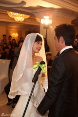 高清：罗嘉良与苏岩交换戒指亲吻 新娘喜极而泣