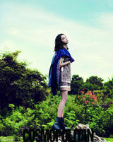 高清组图：韩星李敏贞游牧写真自由风时尚混搭