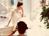 组图：李玟网上自曝唯美婚纱照