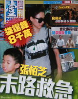 组图：传张柏芝收谢霆锋6750万生活费