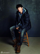 高清组图：韩星元斌文根英冬装写真 秀时尚风采
