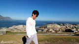 高清图集：李健亲临开普敦 提前感受世界杯热浪