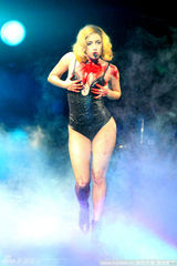 幻灯图：Lady Gaga纽约巡演 血染舞台暴力升级  