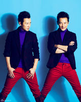 高清图：罗晋尝试秋冬三原色拼装 释放型男正能量