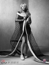 高清组图：昔日网坛美女库尔尼科娃黑白写真