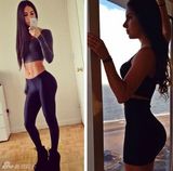 组图：美女子网晒完美身材 丰满翘臀赢关注