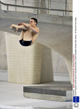 组图：同性恋跳水名将汤姆-戴利训练照曝光