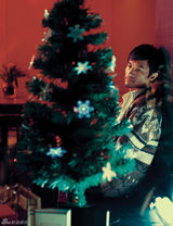 组图：耿乐拍最新圣诞写真 打造华美视觉盛宴