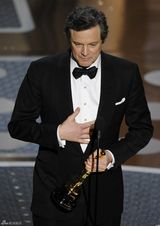 高清组图：科林-费斯不负众望 荣膺奥斯卡影帝 