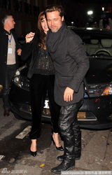 组图：《超级大坏蛋》巴黎首映 朱莉皮特晒恩爱