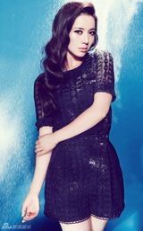 组图：刘敏时尚写真高贵大气