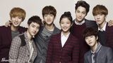 组图：EXO-K金有贞携手拍校服写真大展青春气质