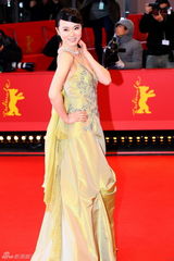 伊能静秦昊柏林挽手走红毯 戴情侣对戒动作亲昵